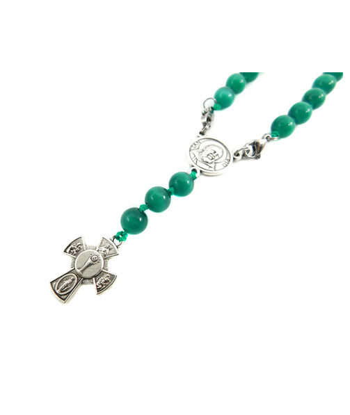 Exclusive rosary "Saint Pio" Cat's eye