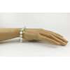 Exclusive bracelet &quot;Lubystok&quot; Angelite, Pearls, silver