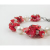 Exclusive bracelet &quot;Pearl symphony&quot; Pearls, mother-of-pearl crumb