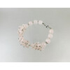 Exclusive bracelet &quot;Suzy&quot; Rose quartz face, crumb