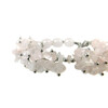 Exclusive bracelet &quot;Suzy&quot; Rose quartz face, crumb