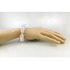 Exclusive bracelet &quot;Suzy&quot; Rose quartz face, crumb