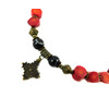 Exclusive necklace &quot;Verlova&quot; Coral, Agate