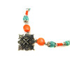 Exclusive necklace &quot;Taisa&quot; Coral, Amazonite