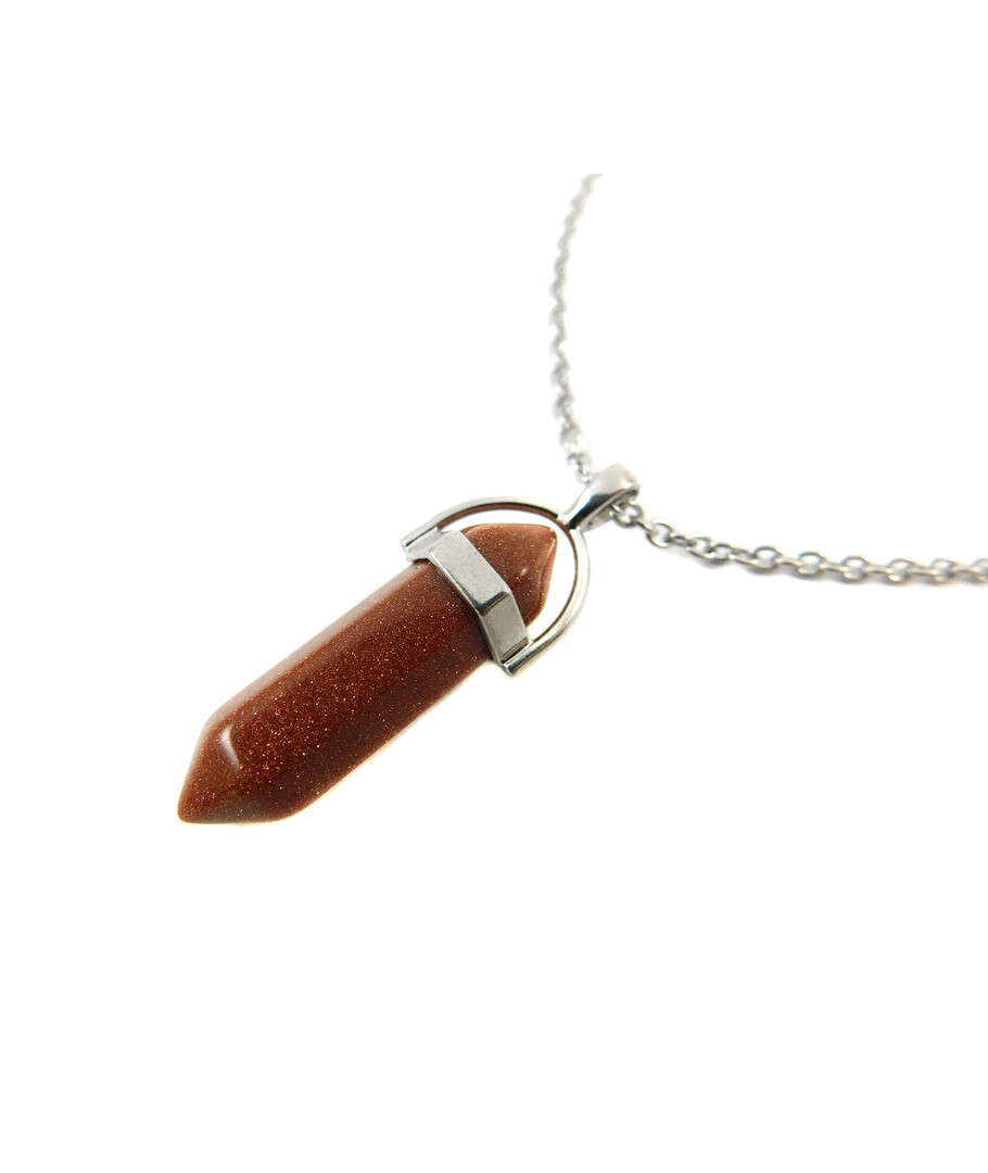 Aventurine crystal pendant