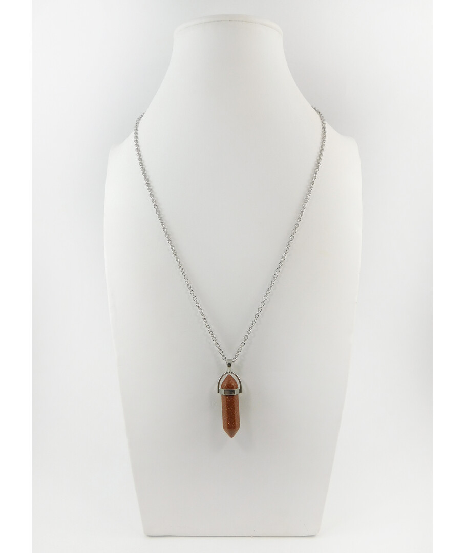 Aventurine crystal pendant