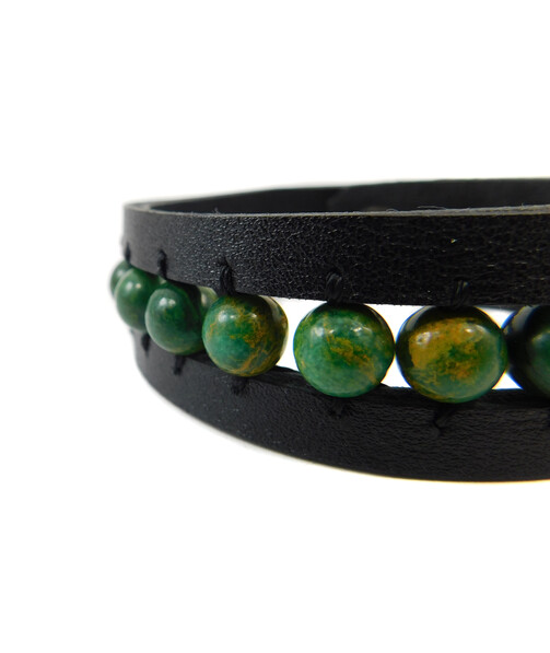 Exclusive Verdit leather bracelet