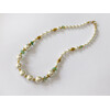 Exclusive necklace &quot;Gold of the seas&quot; Majorca, jade crumb