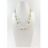 Exclusive necklace &quot;Gold of the seas&quot; Majorca, jade crumb