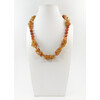 Exclusive necklace &quot;Suzy&quot; Carnelian face, crumb