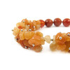 Exclusive bracelet &quot;Suzy&quot; Carnelian face, crumb