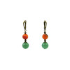 Exclusive earrings &quot;Isabel&quot; Jade, Agate facet