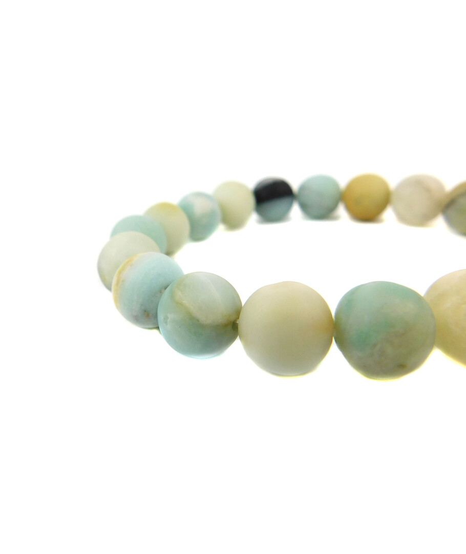 Amazonite bracelet, matte