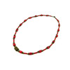 Exclusive necklace &quot;Lina&quot; Coral tube, galotvka