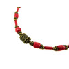 Exclusive necklace &quot;Lina&quot; Coral tube, galotvka