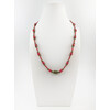 Exclusive necklace &quot;Lina&quot; Coral tube, galotvka