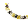 Exclusive necklace &quot;Awakening&quot; Garnet, Citrine, Rock crystal crumb