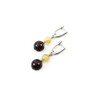 Exclusive earrings &quot;Awakening&quot; Garnet, Citrine