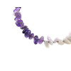 Necklace &quot;Mini&quot; Amethyst, Quartz, Rock crystal crumb