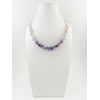 Necklace &quot;Mini&quot; Amethyst, Quartz, Rock crystal crumb