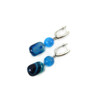 Exclusive earrings Cat&#039;s eye, Agate barrel