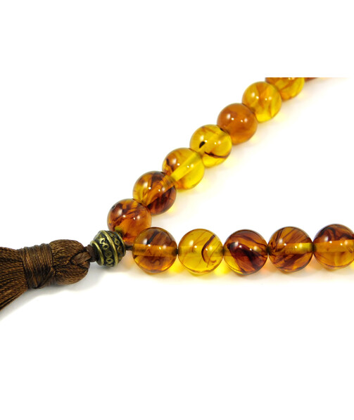 Exclusive rosaries Amber resin