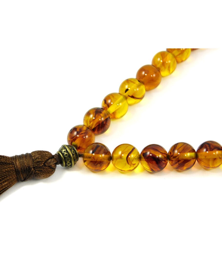 Exclusive rosaries Amber resin