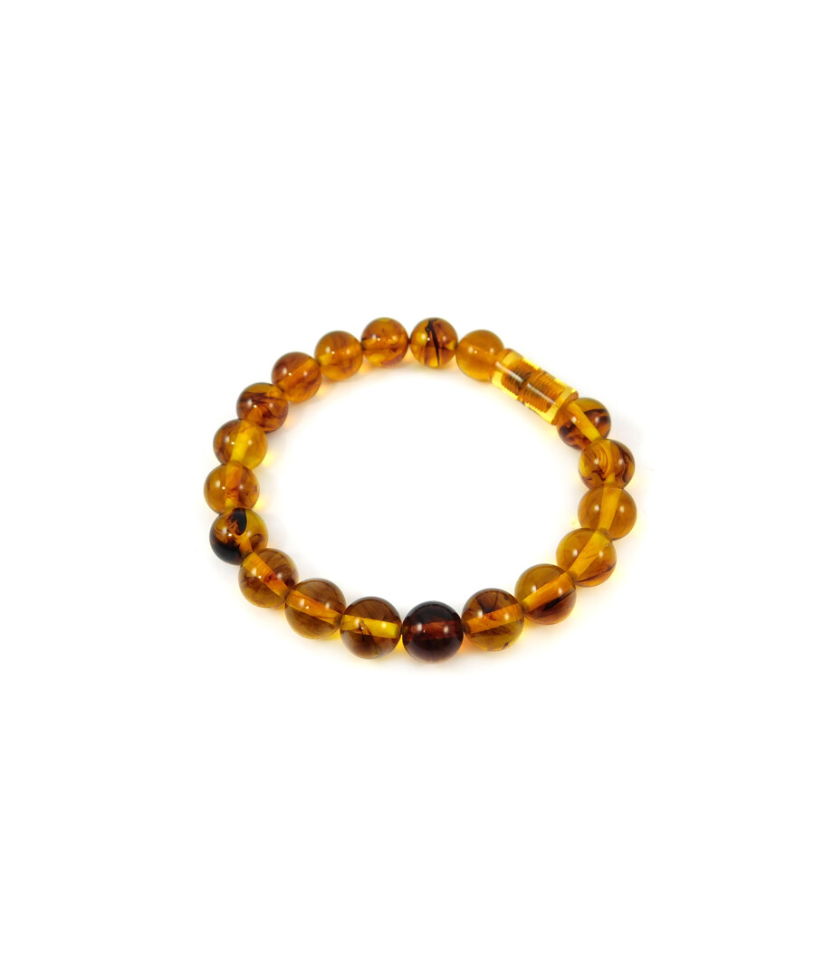 Amber resin bracelet