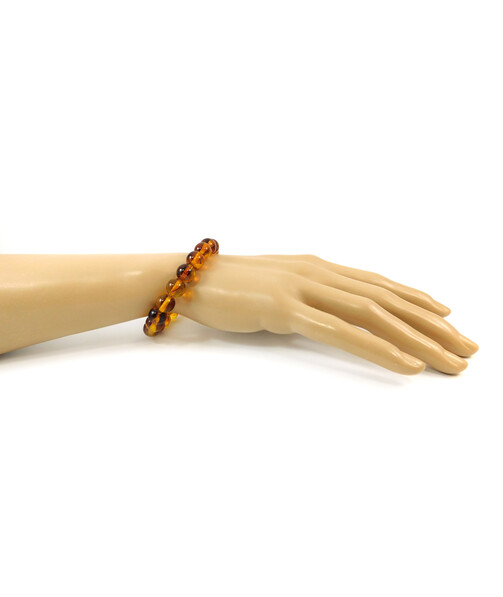 Amber resin bracelet