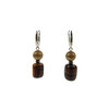 Exclusive earrings Cat&#039;s eye, Agate barrel