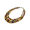 Exclusive necklace &quot;Murma&quot; Jasper, 3 rows