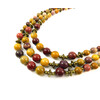 Exclusive necklace &quot;Murma&quot; Jasper, 3 rows