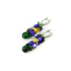 Exclusive earrings &quot;Autumn Dreams&quot; Zoisite crumb, Mother of pearl crumb