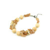 Exclusive bracelet &quot;Malibu&quot; Mother-of-pearl, Sunstone crumb