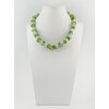 Exclusive necklace &quot;Malibu&quot; Angelite, Cat&#039;s eye crumb