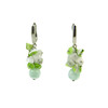 Exclusive earrings &quot;Malibu&quot; Angelite, Cat&#039;s eye crumb