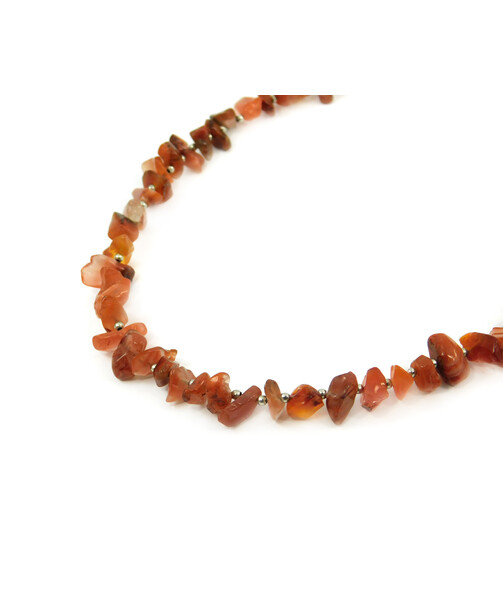 Necklace "Mini" Carnelian crumb