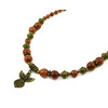 Exclusive necklace &quot;Ruta&quot; Aventurine