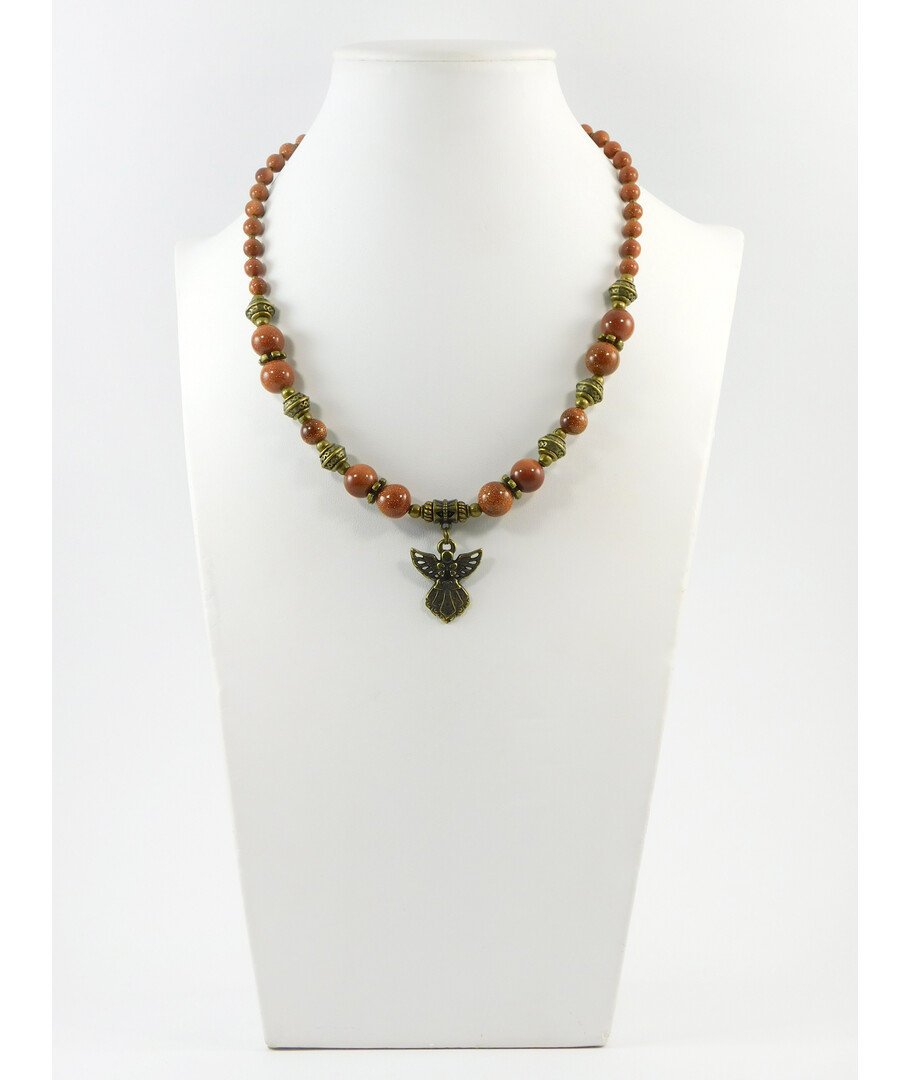 Exclusive necklace "Ruta" Aventurine