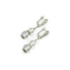 Exclusive earrings &quot;Neonila&quot; Mountain crystal