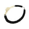 Exclusive necklace &quot;Patricia&quot; Pearls, Agate facet