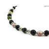 Exclusive necklace &quot;Prima Donna&quot; Tourmaline, Agate face sphere