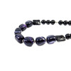 Exclusive necklace &quot;Black Dress&quot; Agate fiol 