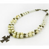 Exclusive necklace &quot;Agnes&quot; Mother of pearl, 2 rows