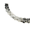 Exclusive necklace &quot;Prima donna&quot; Quartz, cut face, 2 rows