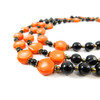 Exclusive necklace &quot;Sunset Ray&quot; Coral, Agate