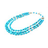 Exclusive necklace &quot;Christiana&quot; Turquoise oval