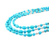 Exclusive necklace &quot;Christiana&quot; Turquoise oval