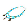 Exclusive necklace &quot;Bert&quot; Turquoise 