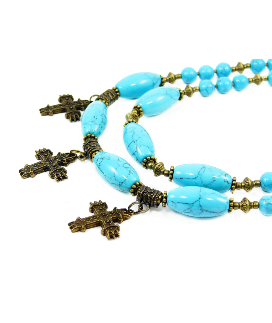 Exclusive necklace "Bert" Turquoise 